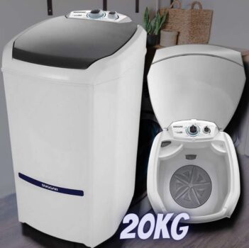 Suggar Lavadora de roupas Lavamax Eco 20kg 220V Branca LE2002BR