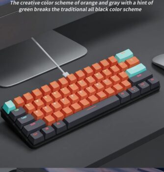 Teclado Mecânico Mucai MKA610, Hot Swap