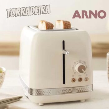 Torradeira Arno Soleil, Com 7 Níveis de Tostagem e Bandeja Removível, Marfim, STOA, 127V