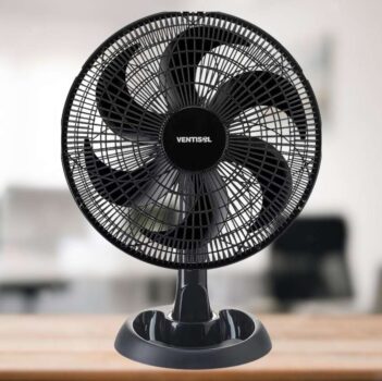 Ventilador Osc Mesa Turbo Eco 30cm Preto 220v