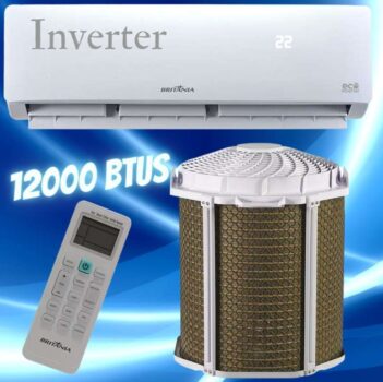 Ar Condicionado Britânia Split Eco Inverter Protect 12.000 Btu/h Frio Branco Bac12000itfm9w - 220v