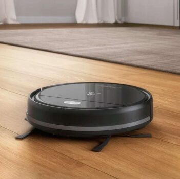 Aspirador de po robo Electrolux 2h20min bateria longa duração automatico varre aspira passa pano ERB10 bivolt preto sensor antiqueda