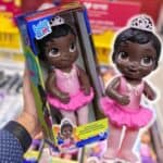 Baby Alive Doce Bailarina Negra Com Acessórios De Balé Rosa