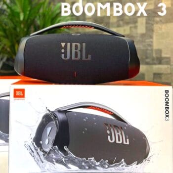 Caixa de Som JBL Boombox 3 180W RMS Bluetooth Bateria até 24 horas à Prova de Água Preta