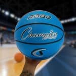 Champion Sports Bola de basquete de nylon com capa de borracha resistente oficial
