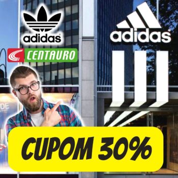 Cupom de 30% de desconto em produtos ADIDAS selecionados – CENTAURO