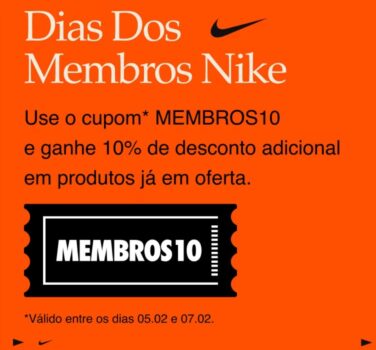 Dias dos Membros Nike