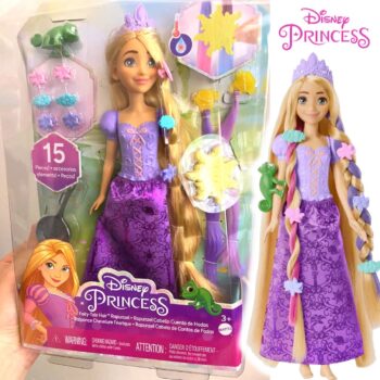 Disney Princesa Boneca Rapunzel Cabelo de Contos de Fadas