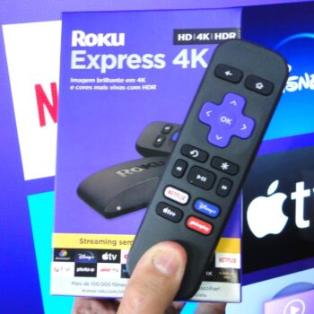 Dispositivo de Streaming Player Roku Express, 4K, Conversor Smart TV, HDMI, com Controle Remoto - 3940BR2