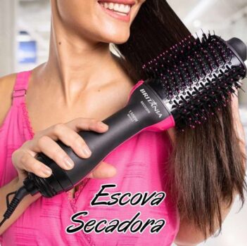 Escova Secadora Britânia BEC02PR 4 em 1 1300W - BritÃnia