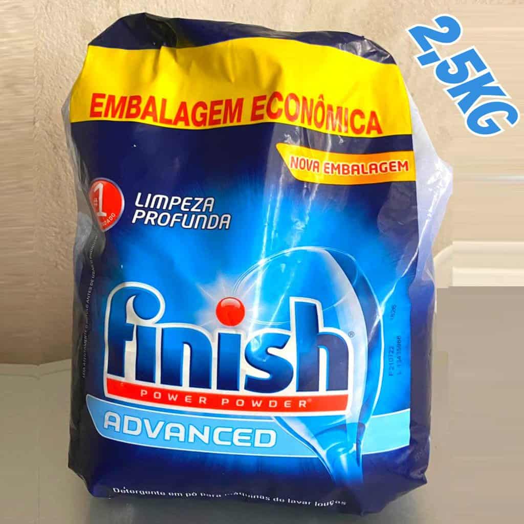 Finish - Detergente para Lava Louças em Pó 2,5kg