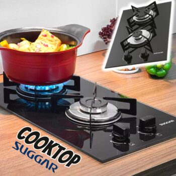 Fogão cooktop gás Suggar Premium FG2002VP preto 127V/220V