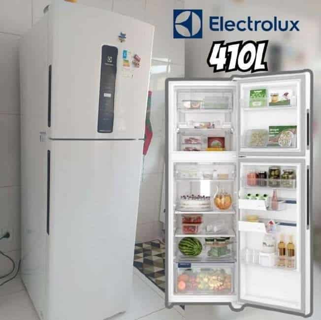 Geladeira Frost Free Duplex Efficient If45 410l Electrolux Cor Branco 110V