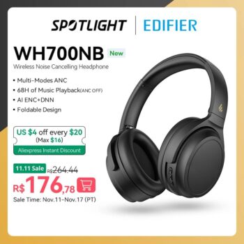 Headphone Edifier WH700NB ANC Cupom