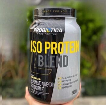 Iso Protein Blend - 900g Morango - Probiótica