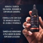 KING C. GILLETTE, Óleo para Barba 30ml, Produtos para barba, Hidratação e maciez para sua barba, cuidado da barba de homens