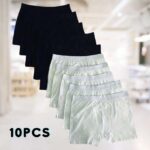 Kit 10 Cuecas Boxer 2 cores - basic+