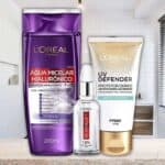 Kit L'Oréal Paris: Água Micelar + Sérum + UV Defender Antioleosidade