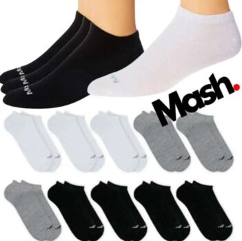 Kit Meia Invisível Mash Pacote 10 Pares Masculino