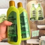 Kit Shampoo 300 Ml e Condicionador 300 Ml Antiqueda Linha Fortalecimento 600 Ml, Gota Dourada