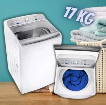 Máquina De Lavar Na-f170b7w 17kg Branca Panasonic 127v Cor Branco 110V