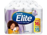 Papel Higiênico Folha Dupla Elite Ultra 30m - Leve 24 Pague 22 Rolos