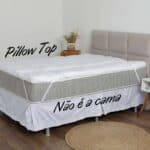 Pillow Top dos Sonhos Casal de Fibra Siliconizada e Revestimento 100% Algodão - Ziman