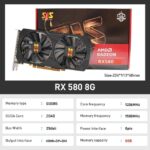 Placa de Vídeo SJS RX 580 8GB 2048SP