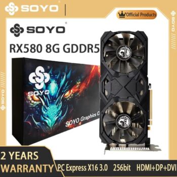 Placa de Vídeo Soyo RX 580 8GB 2048SP