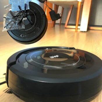 Robô aspirador e passa pano Wap Robot W100 cinza 127V/220V