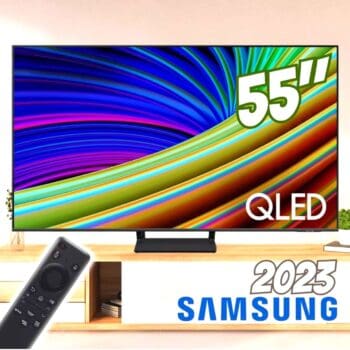 Samsung Smart Tv Qled 4k 55q65c 2023 Tela Sem Limites 55