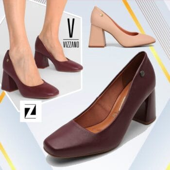 Scarpin Vizzano Salto Médio Feminino