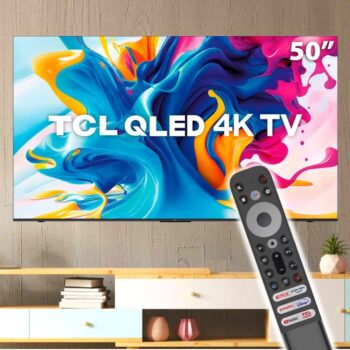 Smart Tv 50'' C645 Qled 4k Google Dolby Vision Gaming Tcl 110V/220V