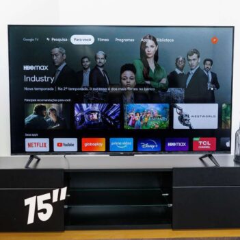 Smart TV LED 75" 4K UHD TCL P635 Google TV, Dolby Audio, HDR10+, WiFi Dual Band, Bluetooth Integrado, Chromecast e Google Assistente