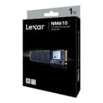 SSD 1 TB Lexar NM610, M.2 2280 NVMe, Leitura: 2100MB/s e Gravação: 1600MB/s - LNM610-1TRBNA