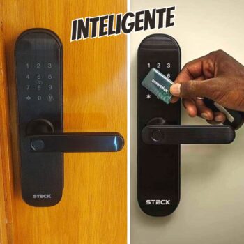 Steck, Fechadura Digital Inteligente Steck Ambiente Conectado com Biometria