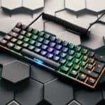 Teclado Gamer Sharkoon Skiller SGK50 S4, RGB, Switch Red, Layout 60 %, ABNT2, Preto - SGK50 S4 bk