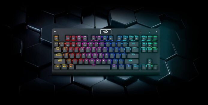 Teclado Mecânico Gamer Redragon Dark Avenger, RGB, Switch Outemu Blue, ABNT2 - K568RGB-2