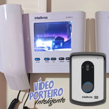 Vídeo Porteiro Inteligente Intelbras IV 4010 HS Branco