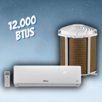 Ar-condicionado Split Philco Inverter 12.000 BTUs - Quente e Frio PAC12000ITQFM12W