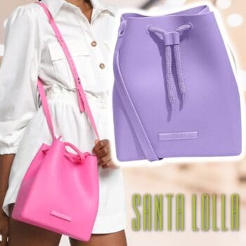 Bolsa Bucket Transversal De Borracha Santa Lolla