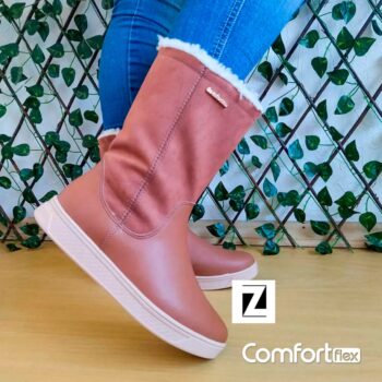 Bota Comfortflex Cano Médio Feminina