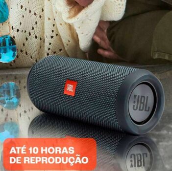 Caixa De Som Bluetooth Flip Essential 2 20w Preto Jbl Bivolt