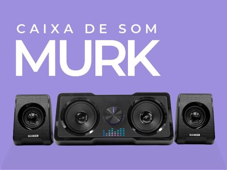 Caixa De Som Gamer Mancer Murk, 2x5w+2x3w Rms, Rgb, Usb