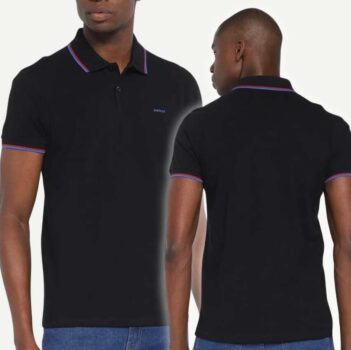 Camisa Polo Colcci Frisos Masculina