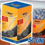 Caneta Esferográfica Azul de Ponta Fina Bic Cristal Precisão – Ponta Ultra Fina de 0.8mm. Escrita Macia e Cor Intensa