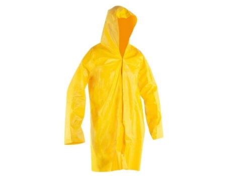Capa para Chuva de PVC, com Forro, Nove54, Amarela, G