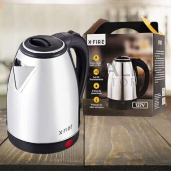 Chaleira Elétrica Xfire 127V 2 Litros Jarra Aço Inoxidável