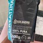 Creatina Monohidratada 600g 100% Pura Soldiers Nutrition