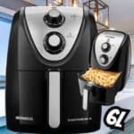 Fritadeira Elétrica sem Óleo/Air Fryer Mondial - Grand Family AFN-60-BI Preta 6L